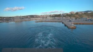 Ferries en las Islas Griegas mikonos